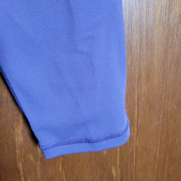 NWT Muuv Women's Workout Ankle Leggings Purple/White Sz L - Picture 3 of 9